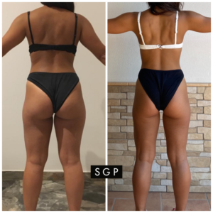 Body tranformation prima e dopo SGProgram by Selene Genisella